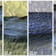 Color-enhanced images of icy scarps, or cliffs, in late spring through to early summer. (Image: NASA/MRO/C. M. Dundas et al., 2018)